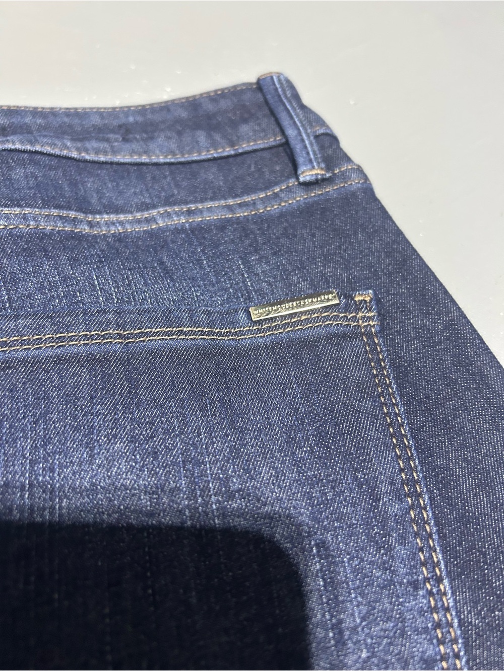 White House Black Market High Rise Slim Sculpt Denim Blue Jeans (Womes Size 10) - Picture 10 of 12